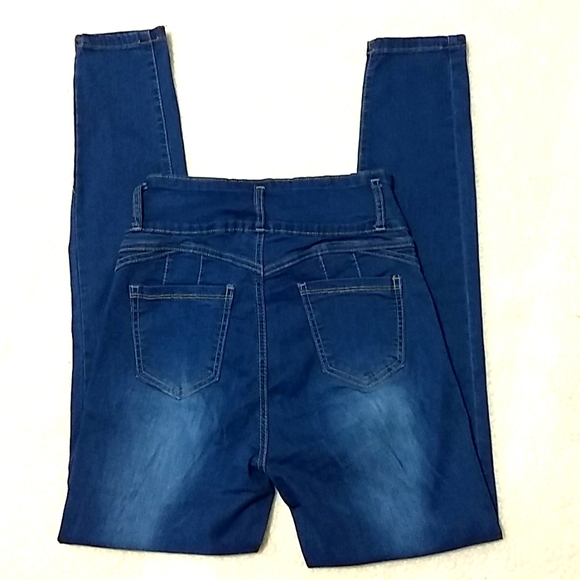 Skinny Jeans,High Waist, Butt Lifting, Size L Junior/ Adult M - Picture 3 of 11